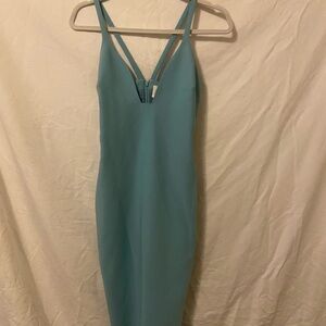 Cinq a Sept Blue Sheath Cocktail Dress